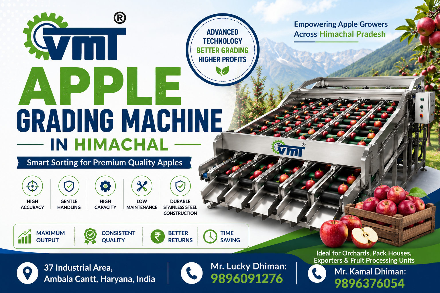 Apple Grading Machine in Himachal