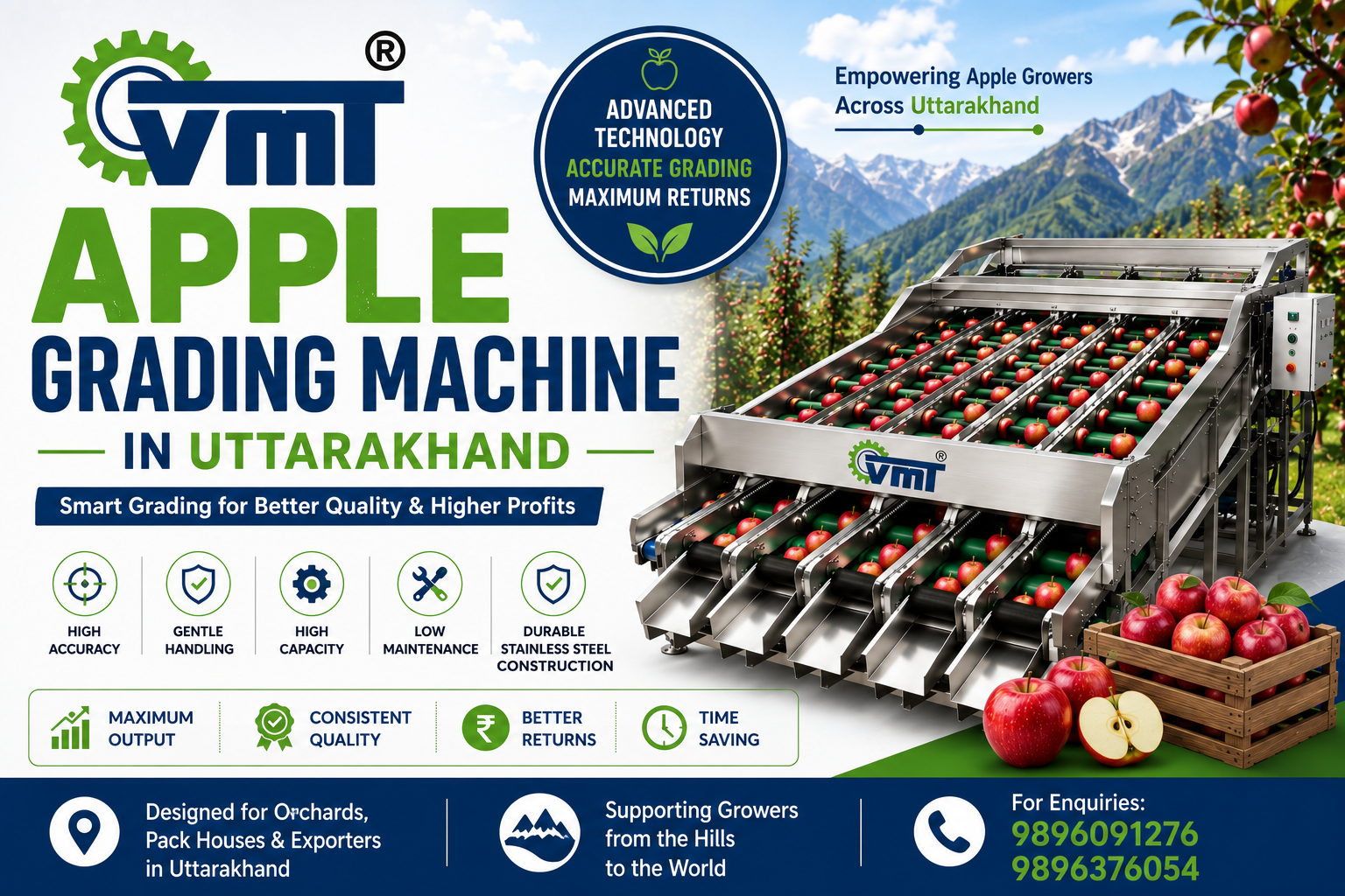 Apple Grading Machine in Uttarakhand