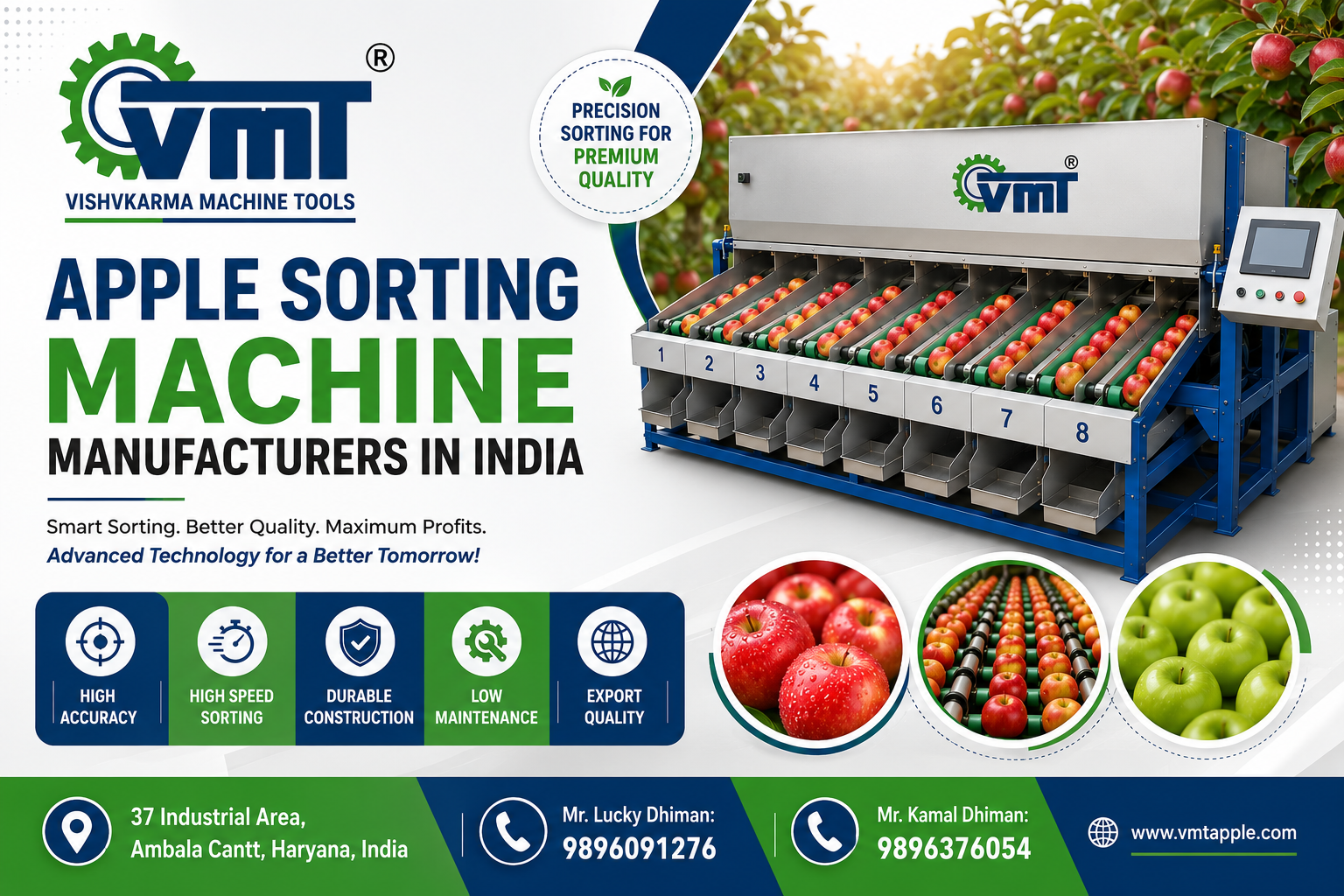 Apple Sorting Machine Manufacturers in India